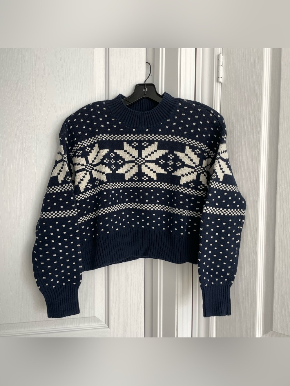 Gap Fair Isle Mockneck Sweater